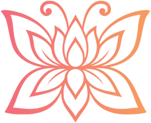 Logo Schmetterling und Lotusblume vereint