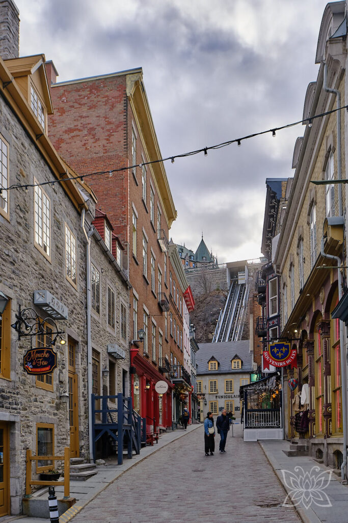 Altstadt Québec mit Shops und Bars