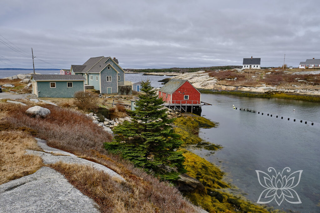 Küstenhäuser in Peggys Cove