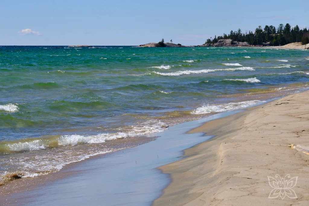Türkise Bucht am Lake Superior