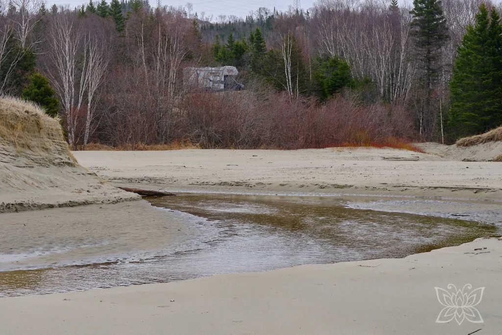 Sandige Bucht am Lake Superior