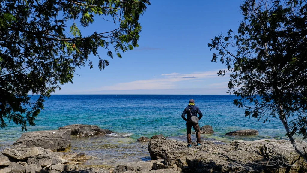 Türkise Bucht im Bruce Peninsula Nationalpark Kanada