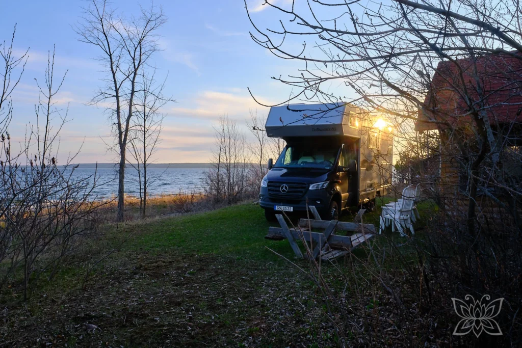 Unser Bimobil HD420 Balu am Lake Manitou