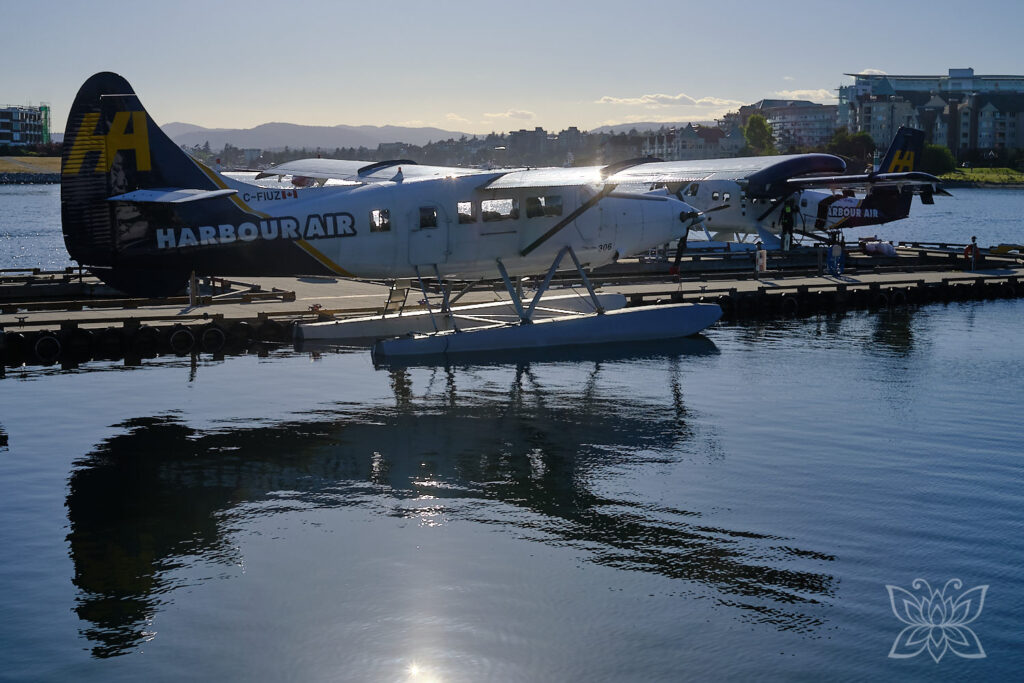 Waaserflugzeug im Hafen
