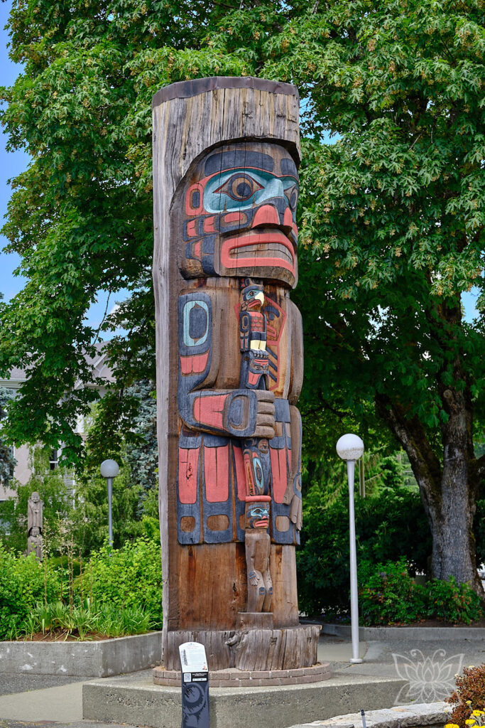Totempfahl in Duncan