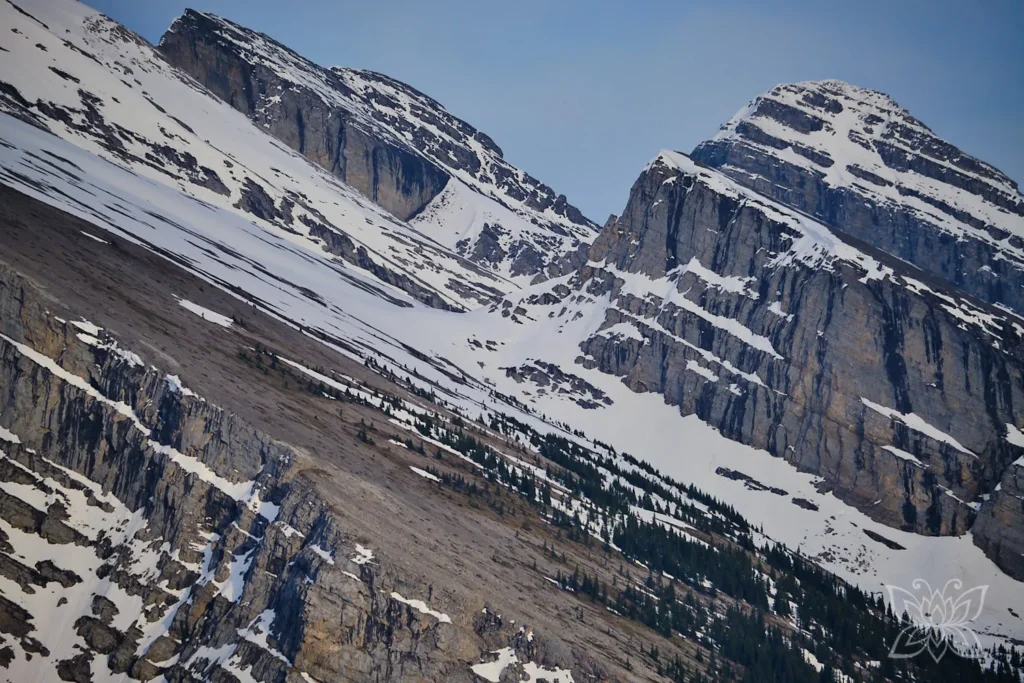 Berg- und Schneedetails
