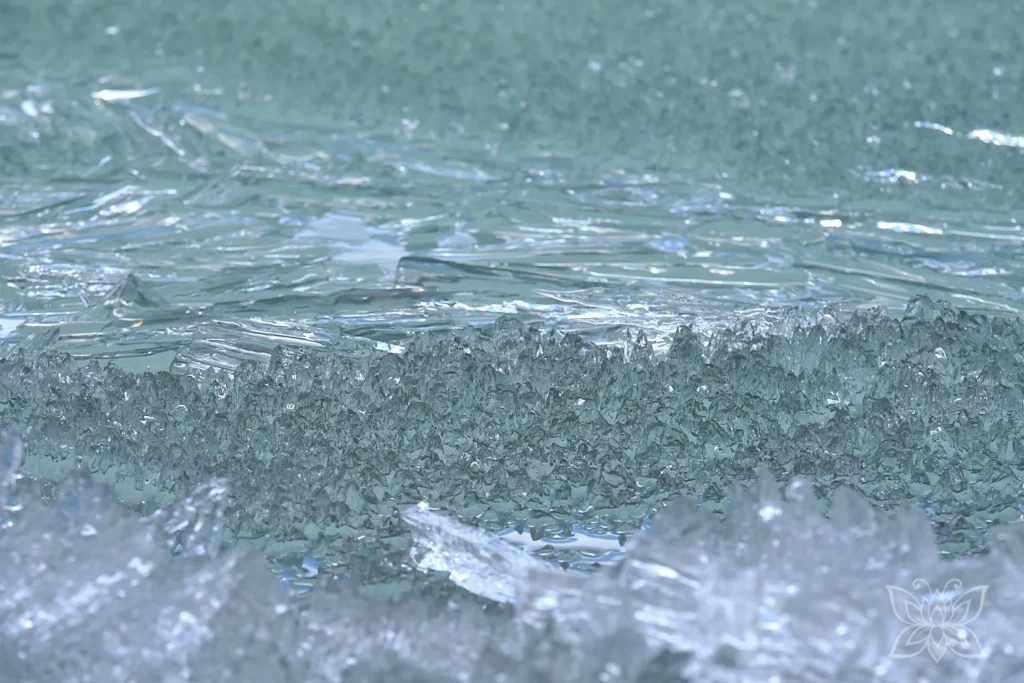 Eisstrukturen im Detail