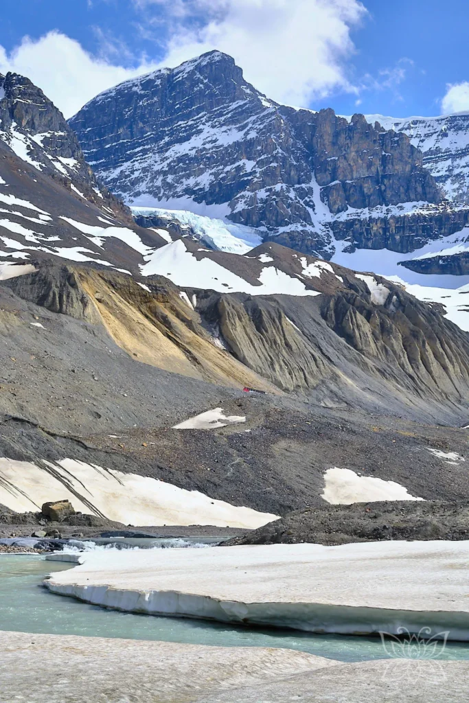 Berge und Schnee