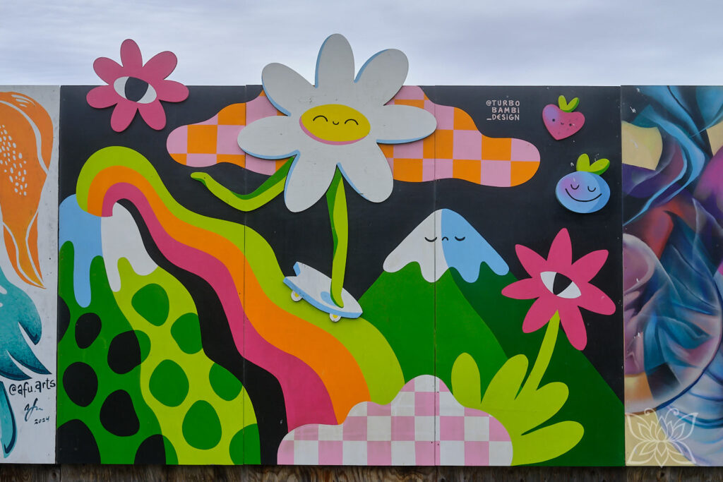 Indigenes Mural in Squamish