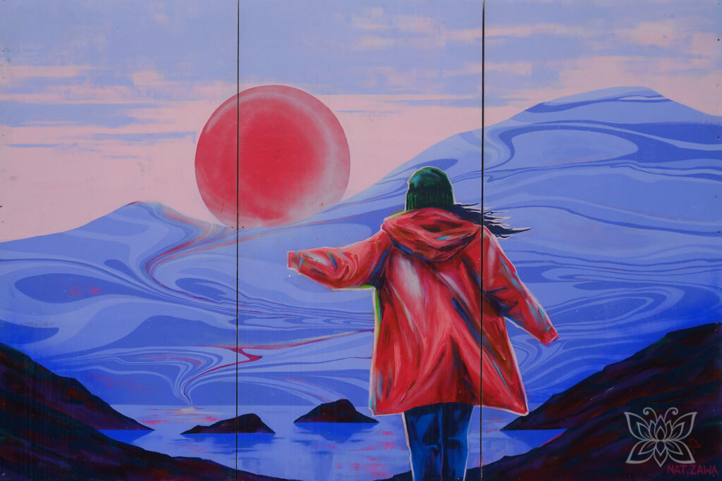 Indigenes Mural in Squamish