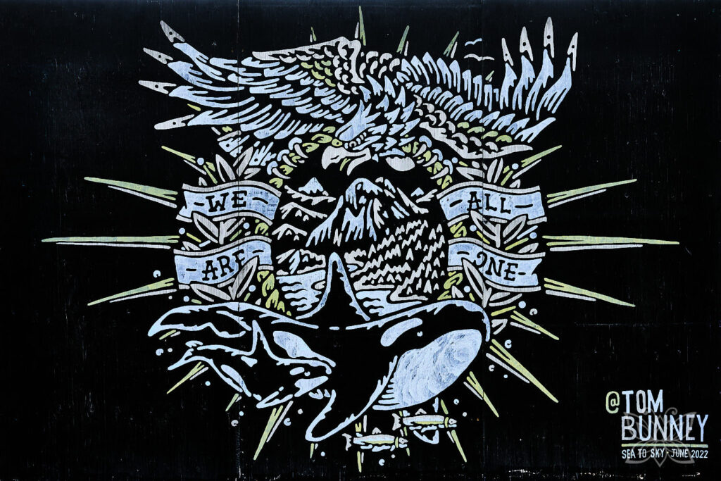 Indigenes Mural in Squamish