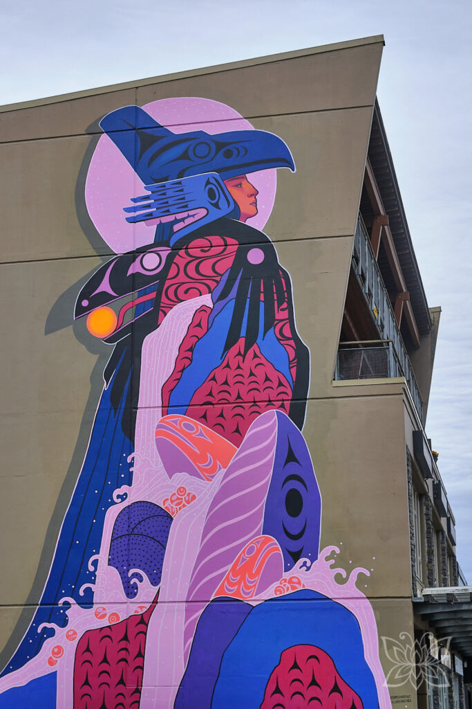 Indigenes Mural in Squamish
