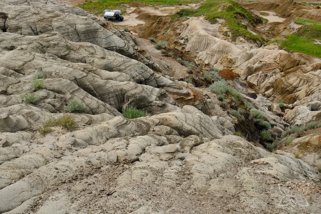 Balu von der Spitze der Felsen aus gesehen