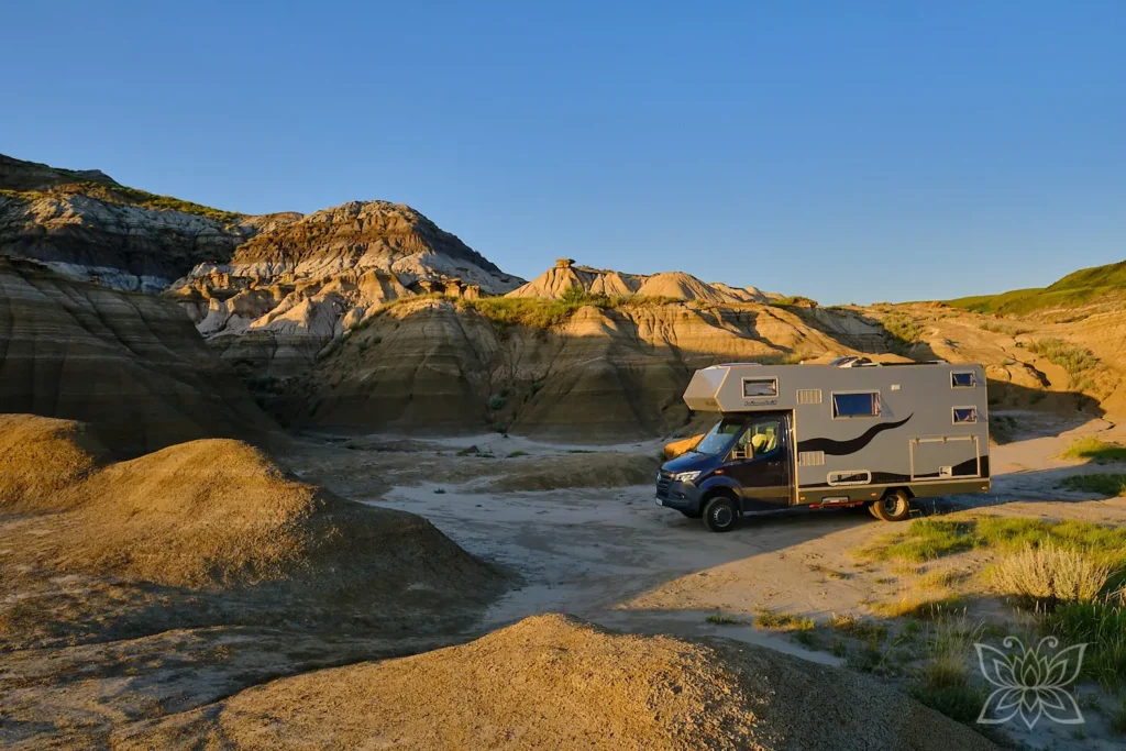 Campen mit Balu in dieser Wüstenlandschaft