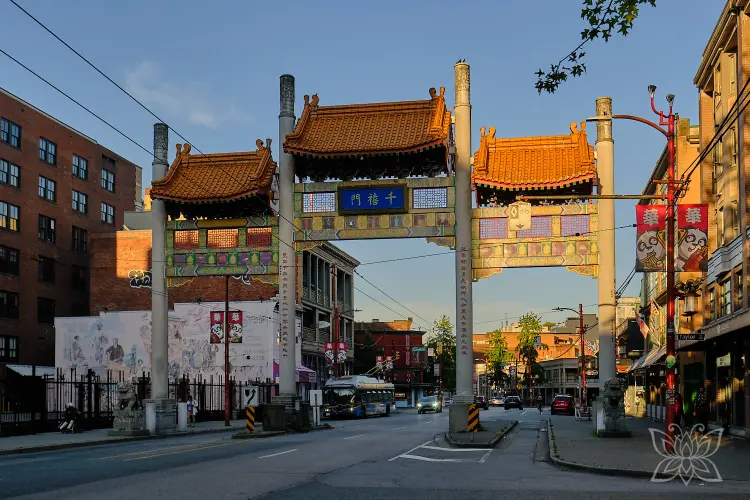 Chinesisches Tor in Chinatown von Vancouver