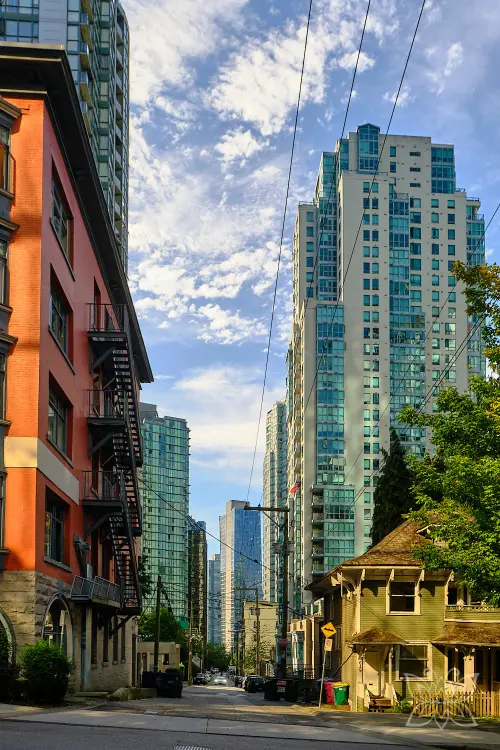 Straßenzug in Vancouver